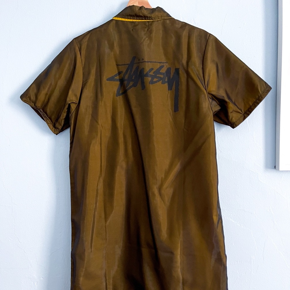 Stussy Nina Layer Dress Chartreuse